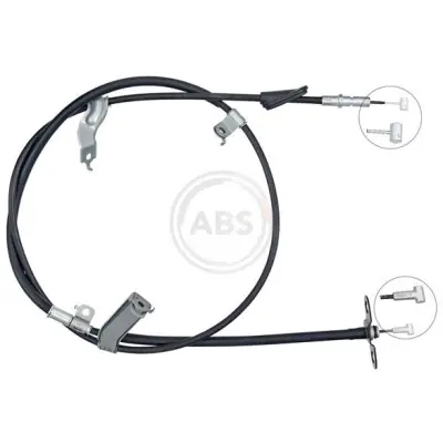 Envío Internacional Cable de accionamiento, freno de estacionamiento A.B.S. K10233